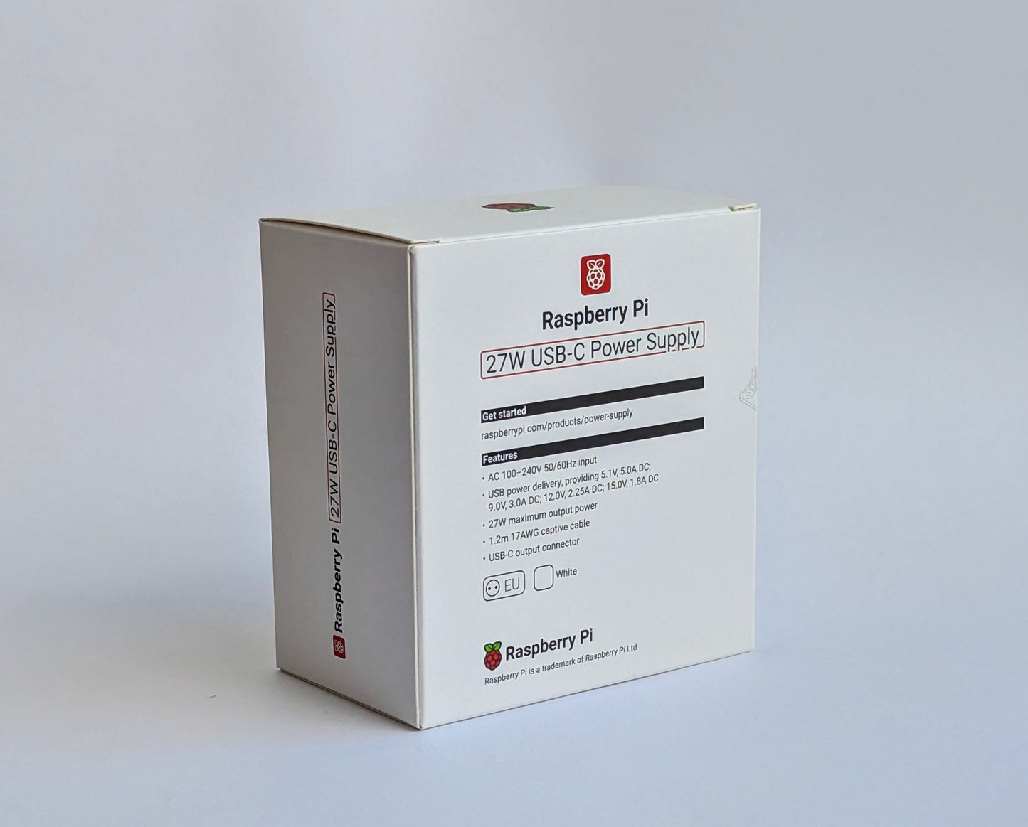 Raspberry Pi 27W USB-C Power Supply