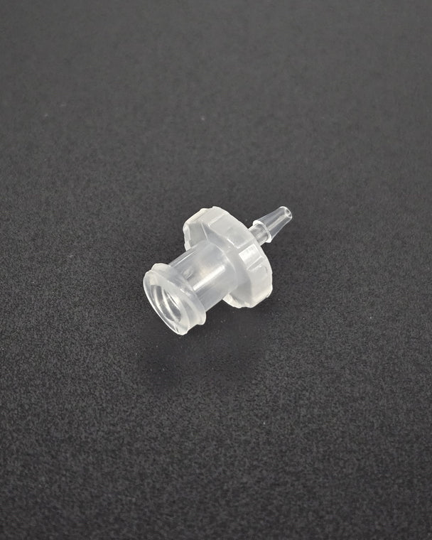 Luer lock and barb connectors for tubing