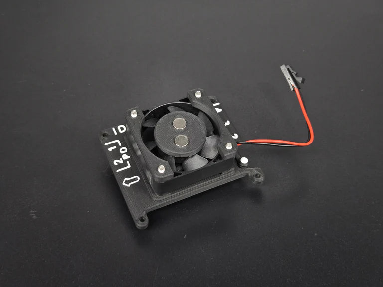 Fan and top faceplate assembly (replacement part)