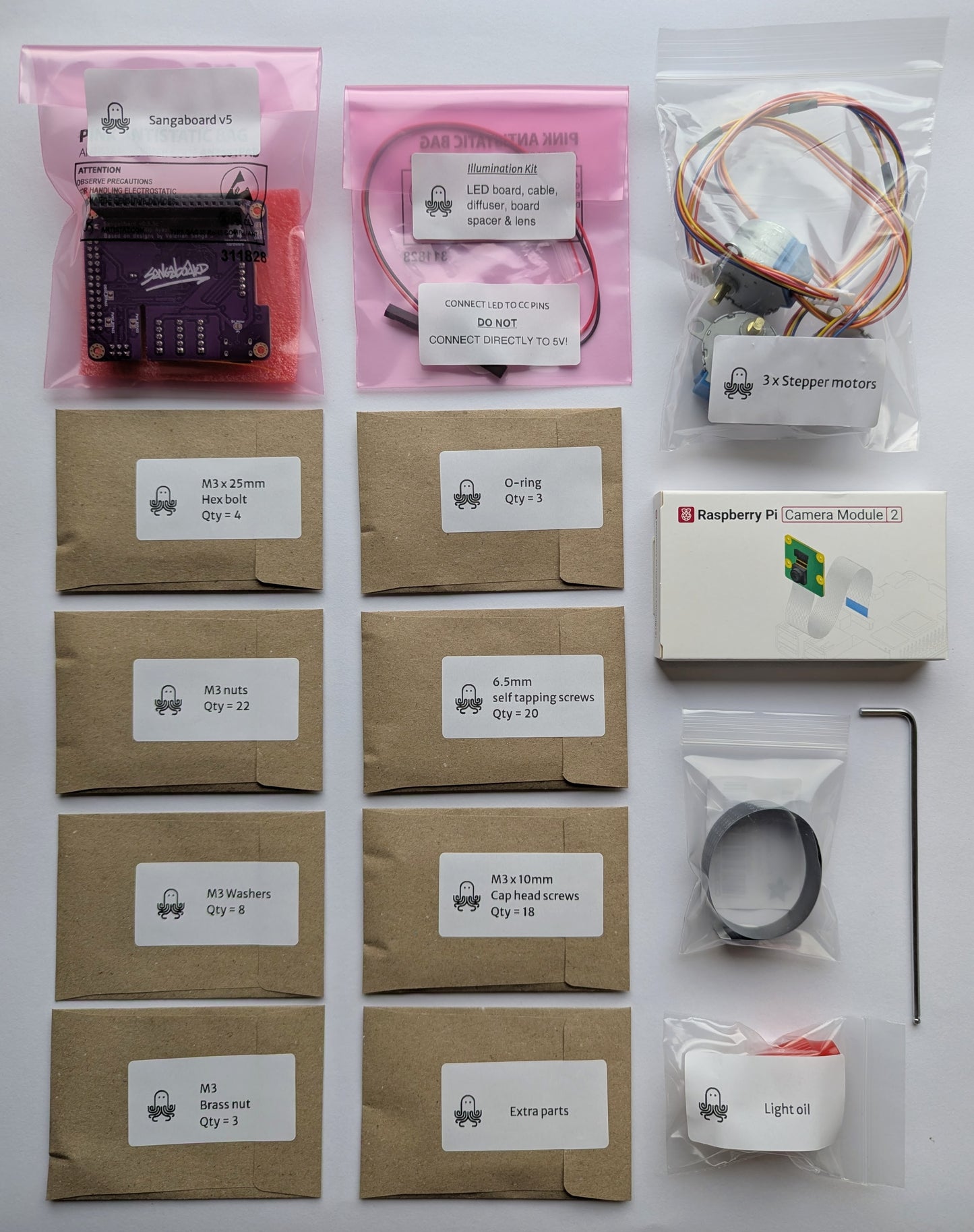 OpenFlexure Microscope Assembly Kit