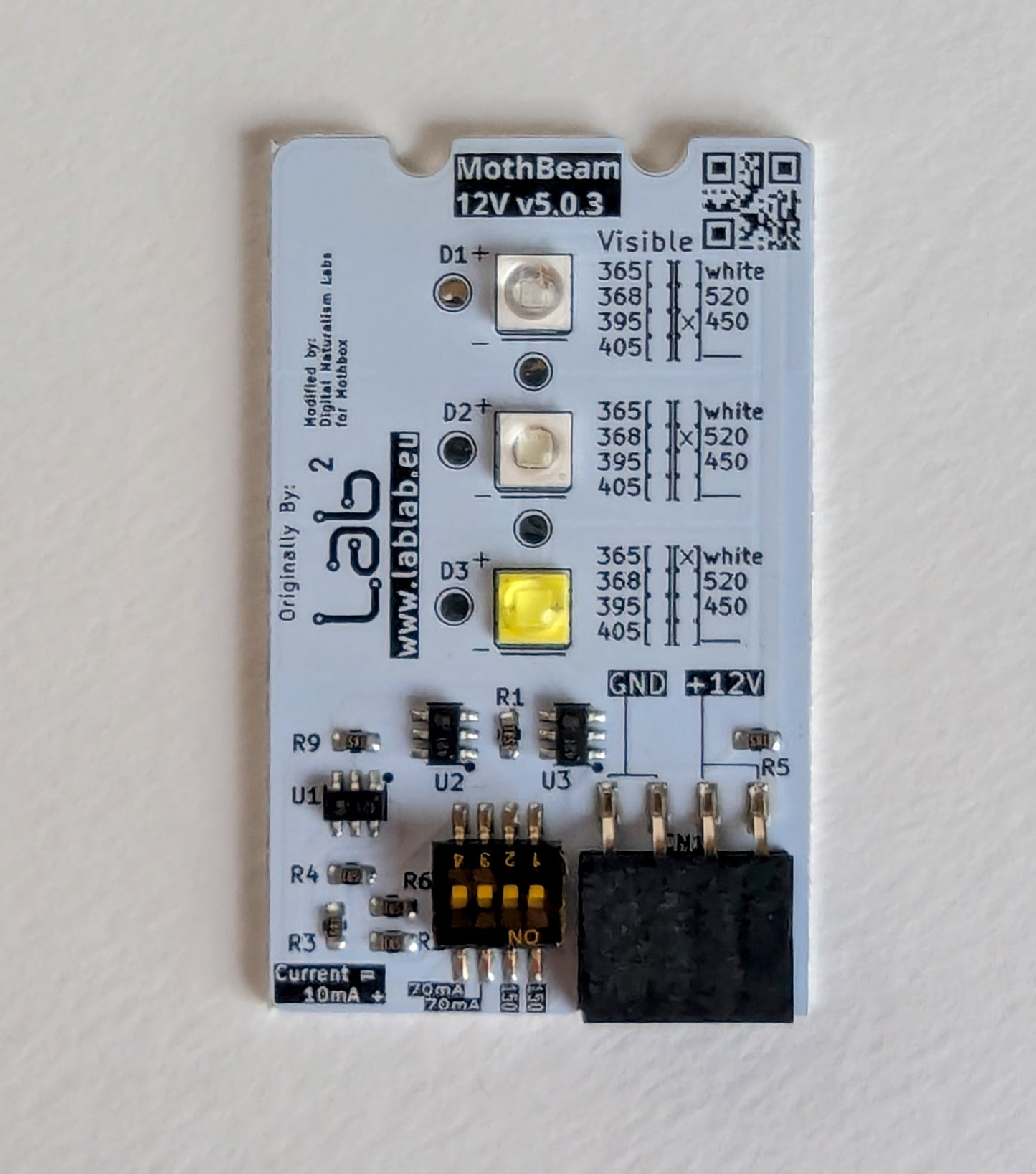 Mothbeam Insect Attractor LED Light PCB